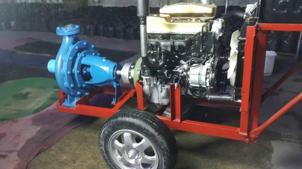 เครื่องสูบนํ้าประกอบใหม่พร้อมใช้งาน ครื่องยนต์ ISUZU 4 JB 2800 CC 100