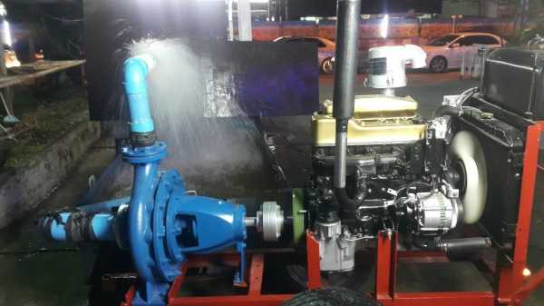 เครื่องสูบนํ้าประกอบใหม่พร้อมใช้งาน ครื่องยนต์ ISUZU 4 JB 2800 CC 100