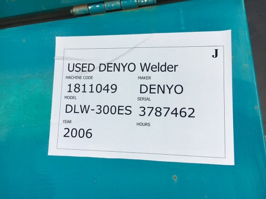DENYO DLW-300ES : เครื่องเชื่อม 300แอมป์ นำเข้าจากญี่ปุ่น โทร. 080-6565422 (หนิง)