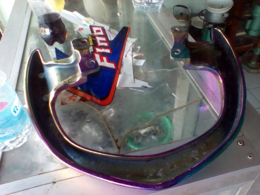 เหล็กท้ายเบาะ fino