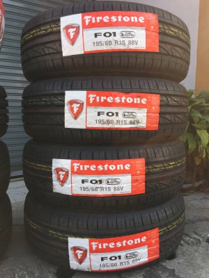 ขายยางใหม่ FIRESTONE F01 195-60-15 ปี16 ชุดละ 4,200 บาท