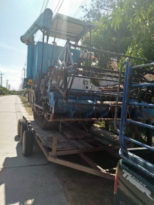 ขาย 65.000บาท รถเกี่ยวข้าวซันเทค อุ้ม800กิโล เครื่องปั้มแรงดี