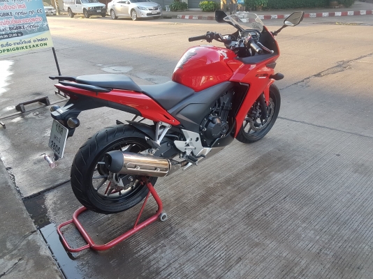ขายแลกเทิร์น HONDA CBR500 ABS ปี2013 เดิมๆทั้งคัน สวยๆ ไมล์น้อย3xxx ทะเบียนพร้อมโอน ราคา 95000 บาท ส