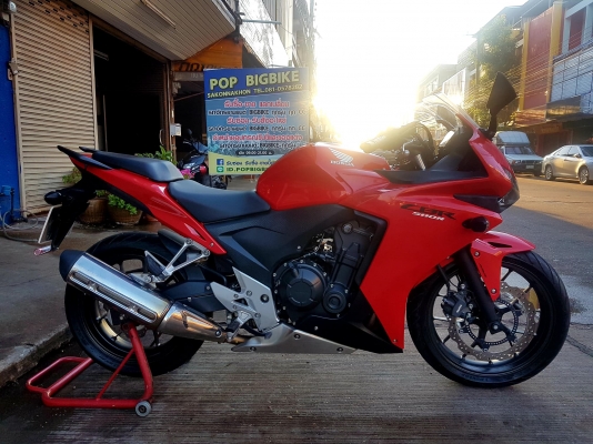 ขายแลกเทิร์น HONDA CBR500 ABS ปี2013 เดิมๆทั้งคัน สวยๆ ไมล์น้อย3xxx ทะเบียนพร้อมโอน ราคา 95000 บาท ส