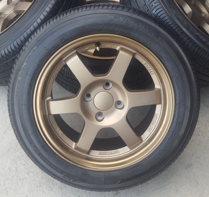 ล้อใหม่TE37 ขอบ15 4รู100 ยางเปอร์เช็น185/60/15 4 ล้อ ล้อใหม่TE37 ขอบ15 4รู100 ยางเปอร์เช็น185/60/15 4 ล้อ