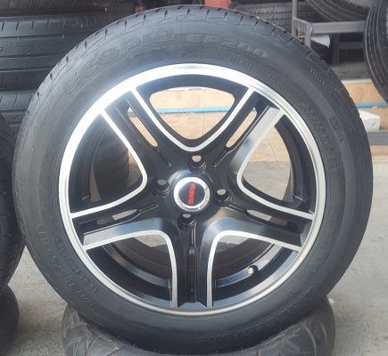 ล้อมือ2 ขอบ15 4รู100 กว้าง6.5 ยาง185/55/15 4 ล้อ ล้อมือ2 ขอบ15 4รู100 กว้าง6.5 ยาง185/55/15 4 ล้อ