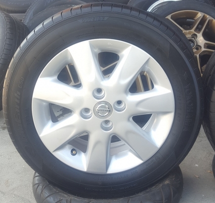 ขายล้อNISSAN March15 ยาง175/65/15 ปี 17  4 ล้อ