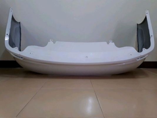 กันชนท้าย Toyota Vios ปี 2013-2015 สีขาว ของแท้ติดรถ สภาพสวย