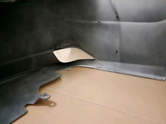 กันชนท้าย Toyota Vios ปี 2013-2015 สีขาว ของแท้ติดรถ สภาพสวย