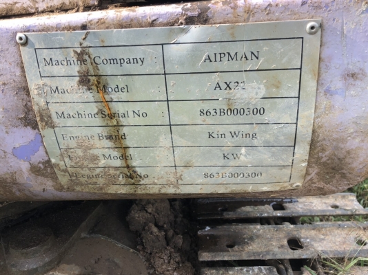 ขาย 139,000 AIPMAN AX22 เครื่องปั๊มดี เอวแน่น โซ่บาง รอนเลอร์ดี รถทำงานอยู่ รถอยู่ ระยอง 090-772-3710 090-772-3708