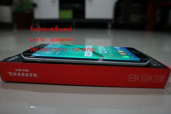 Samsung Galaxy S6 edge สีดำ มีที่ชาร์ท สภาพใหม่ ส่งฟรี