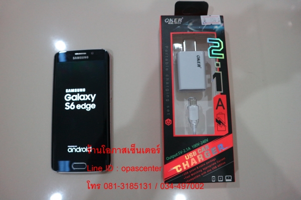 Samsung Galaxy S6 edge สีดำ มีที่ชาร์ท สภาพใหม่ ส่งฟรี Samsung Galaxy S6 edge สีดำ มีที่ชาร์ท สภาพใหม่ ส่งฟรี