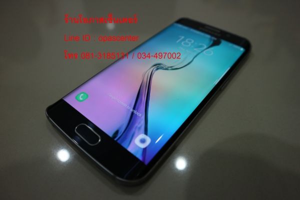 Samsung Galaxy S6 edge สีดำ มีที่ชาร์ท สภาพใหม่ ส่งฟรี Samsung Galaxy S6 edge สีดำ มีที่ชาร์ท สภาพใหม่ ส่งฟรี