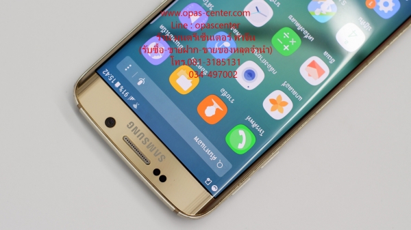 Samsung Galaxy S6 edge สีทอง สภาพใหม่ ส่งฟรี Samsung Galaxy S6 edge สีทอง สภาพใหม่ ส่งฟรี