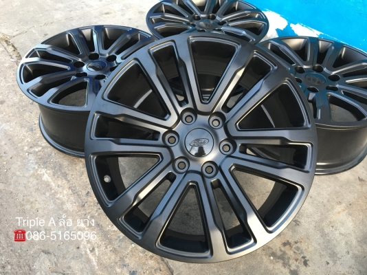 ล้อแม็กรุ่นใหม่ล่าสุด Ford Everest 2018 ขอบ 20 สีดำ