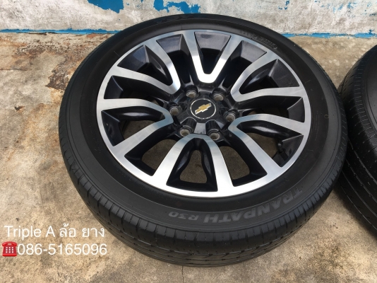 ล้อแม็ก 6รู139 Chevrolet ขอบ18 พร้อมยาง 235-50-18 TOYO ปี 15 สภาพดี พร้อมใช้งาน