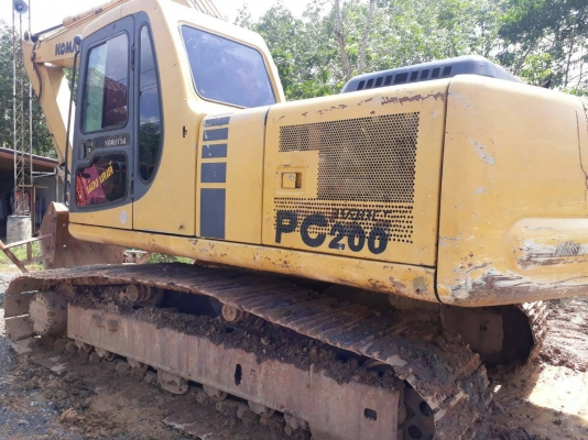 มี VDO ให้ชม.KOMATSU PC200-6 ซีเรียล 93826 เอกสารเล่ม ระบบไฟเต็ม ราคา 670000