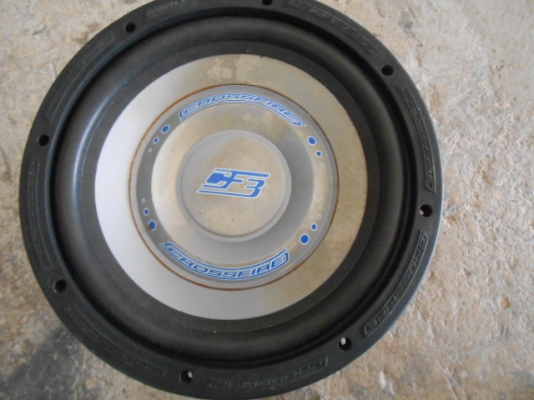 ลำโพง Crossfire 10นิ้วโคลงปั๊ม วอยย์คู่ 1ข้าง