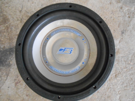 ลำโพง Crossfire 10นิ้วโคลงปั๊ม วอยย์คู่ 1ข้าง