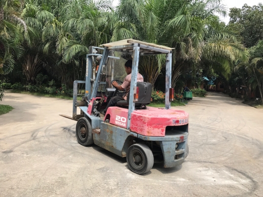 (ลดกระหน่ำ)ขายFORKLIFT NISSAN FG20 สุดสวย(2ตัน) เสา3เมตร สวยเดิมจากญี่ปุ่น ยังไม่เคยใช้ในไทย 115,000เท่านั้น!!
