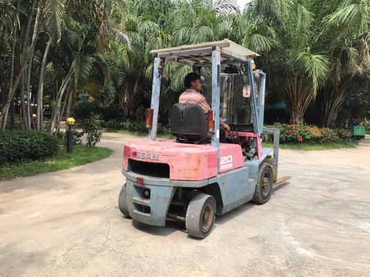 (ลดกระหน่ำ)ขายFORKLIFT NISSAN FG20 สุดสวย(2ตัน) เสา3เมตร สวยเดิมจากญี่ปุ่น ยังไม่เคยใช้ในไทย 115,000เท่านั้น!!