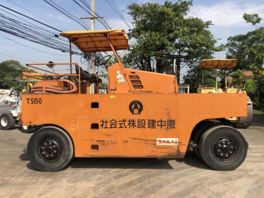 ขายรถบด 9 ล้อ SAKAI TS150 FROM JAPAN พร้อมใช้งาน ติดต่อ 063-9316985 ID LINE : 0639316985 ครับ