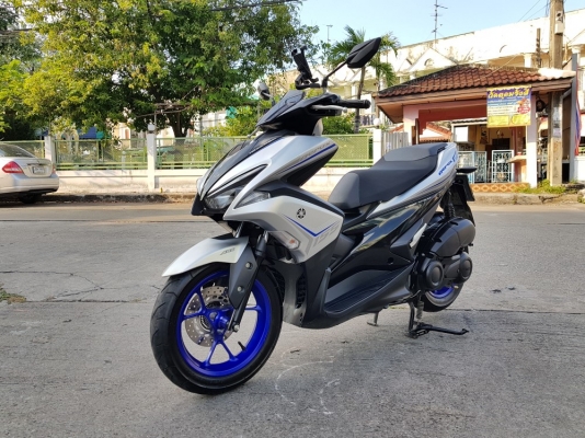 Aerox ตัวท้อป Abs 2018 วิ่ง4000โล รถบ้านมือเดียว เล่มชุดโอนครบ