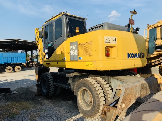 ขาย รถแบคโฮ ล้อยาง KOMATSU PW160-7EO สวยๆพร้อมใช้งาน ขาย รถแบคโฮ ล้อยาง KOMATSU PW160-7EO สวยๆพร้อมใช้งาน