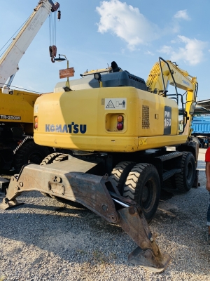 ขาย รถแบคโฮ ล้อยาง KOMATSU PW160-7EO สวยๆพร้อมใช้งาน ขาย รถแบคโฮ ล้อยาง KOMATSU PW160-7EO สวยๆพร้อมใช้งาน