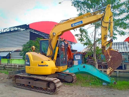 ขายจ้า..KOMATSU PC78US-8. เก่านอกแท้  ปี 2011  เดิมๆๆมีลายแย๊ก   พร้อมผานดัน  4,xxx ชั่วโมง  พร้อมใช้ โทร 089-3818694 จ๊อย