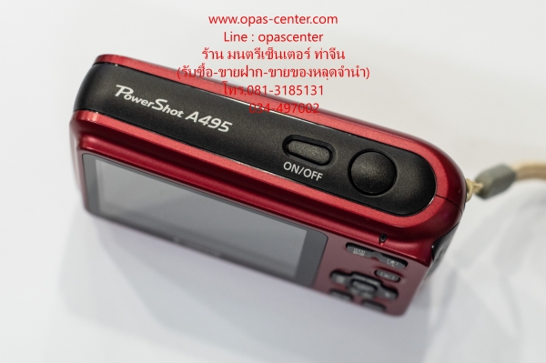 กล้อง Canon รุ่น A495 10 ล้าน สภาพใหม่ มีกล่อง คู่มือ CD เมม 2 GB ส่งฟรี