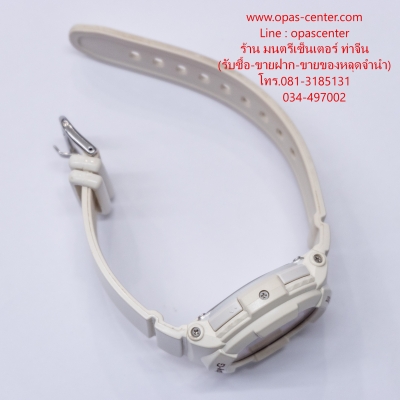 นาฬิกา CASIO Baby-G รุ่น BGA-131-7B2DR สีขาวชมพู ของแท้ สภาพใหม่ ส่งฟรี