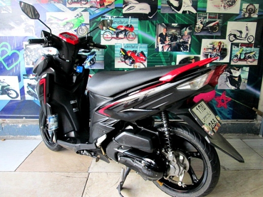 gt125 2017 สีดำแดง รถเครื่องดี สีสวย 25900
