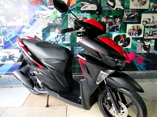 gt125 2017 สีดำแดง รถเครื่องดี สีสวย 25900