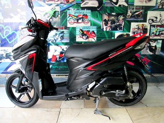 gt125 2017 สีดำแดง รถเครื่องดี สีสวย 25900