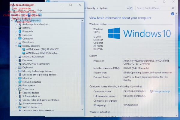 โน้ตบุ๊ค Acer E5-553G AMD A10-9600P Ram8G HDD1TB สภาพใหม่ ประกันศูนย์ถึง 21-7-2019