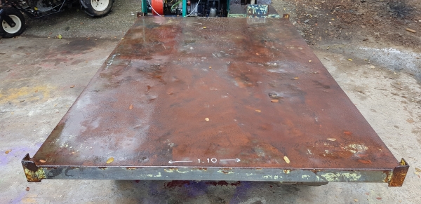 รถแทรคยางการเกษตร   กะบะ 1.10 x 1.70 ซ.ม.