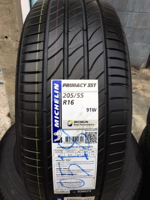 ยางใหม่ 205-55-16 Michelin Primacy 3st ปี 18
