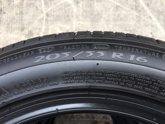 ยางใหม่ 205-55-16 Michelin Primacy 3st ปี 18