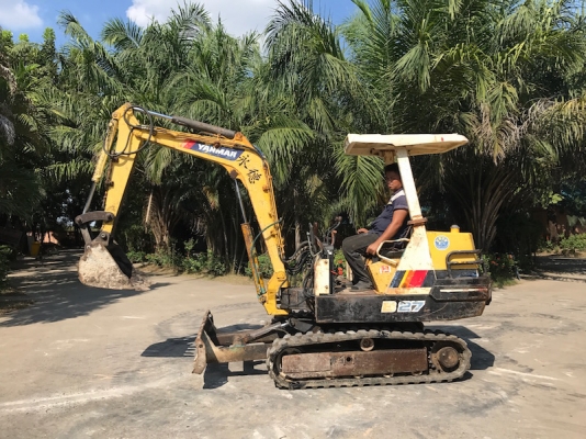 ขายแบคโฮ YANMAR B27(เท่าPC30) เดิมจากญี่ปุ่น100\% ทำงานสมบูรณ์ทุกระบบ รับรองไม่ผิดหวัง235,000 เท่านั