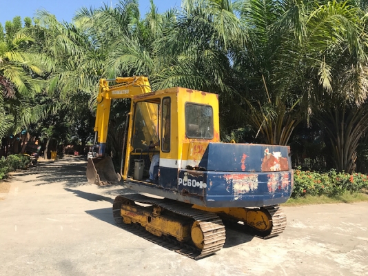 ขายแบคโฮ KOMATSU PC60-5(ปั้มนิ้ว) ครบๆ สวยเดิมจากญี่ปุ่น ทำงานสมบูรณ์ทุกระบบ รับรองไม่ผิดหวัง 385,000 เท่านั้น!!