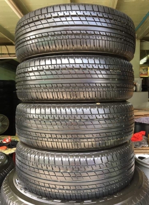 ล้อแม็กป้ายแดง Honda Jazz GK ตัวท๊อป ขอบ16 พร้อมยางป้ายแดง Bridgestone 185-55-16 ปี18 แม็กสวยกริ๊บๆ มีตุ่ม