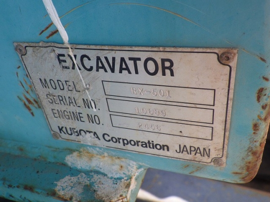 ขาย รถแม็คโคร KUBOTA RX-501 พร้อมใช้งาน นำเข้าเองจากประเทศญี่ปุ่น ติดต่อ 063-9316985 ID LINE : 0639316985 ครับ