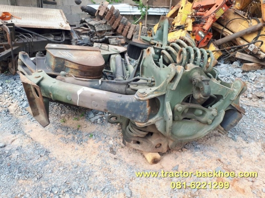 ขาย แขน บูมอาร์ม พร้อมบุ้งกี๋ ขุด ตัก อุปกรณ์ใส่ท้ายด้านหลังรถไถ แทรกเตอร์ หรือ รถตัก ขนาดตั้งแต่ 60 แรง อเนกประสงค์ เก่าญี่ปุ่น สภาพสวย