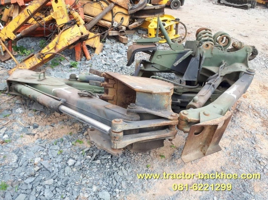 ขาย แขน บูมอาร์ม พร้อมบุ้งกี๋ ขุด ตัก อุปกรณ์ใส่ท้ายด้านหลังรถไถ แทรกเตอร์ หรือ รถตัก ขนาดตั้งแต่ 60 แรง อเนกประสงค์ เก่าญี่ปุ่น สภาพสวย