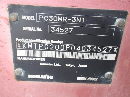 ราคาพิเศษ KOMATSU PC 30MR-3 นำเข้าจากญี่ปุ่นโดยตรง ชั่วโมงทำงานน้อย พร้อมตู้เก๋งสวยๆ โทร.086-303-9797 กู๋อ๋า