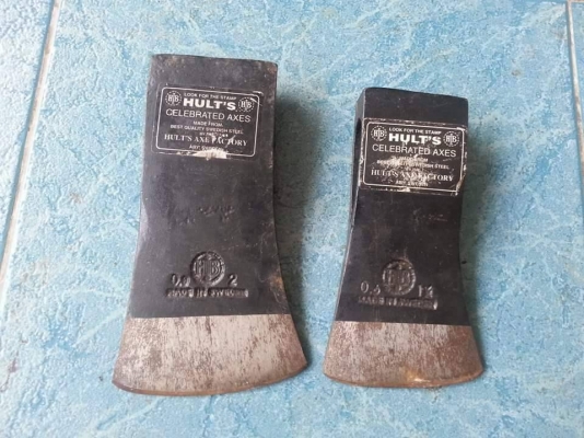 ขายหัวขวานตราเสือMADE IN SWEDEN. ขนาดใหญ่ 2ปอน เก่าเก็บ
