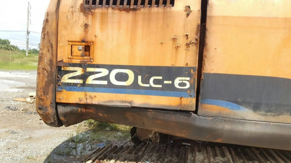 มี VDO ให้ชม.รถแบคโฮ DOOSAN 220 LC-6 เอกสารอินวอย ราคา 450000
