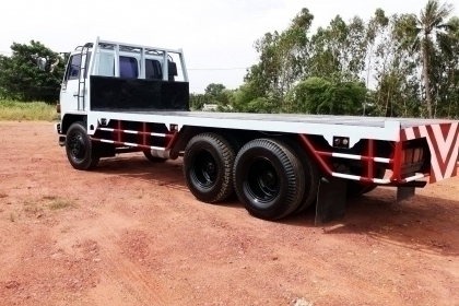 ISUZU ROCKY 10ล้อ(พื้นเรียบบรรทุกตู้คอลเทนเนอร์) เพลาเดียว 175 (เครื่องส้ม) เครื่องดี ยางดี ครัทซีสว