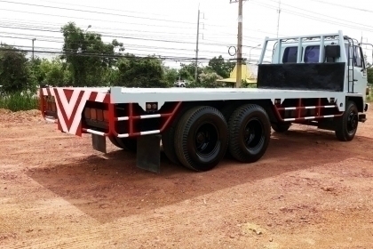 ISUZU ROCKY 10ล้อ(พื้นเรียบบรรทุกตู้คอลเทนเนอร์) เพลาเดียว 175 (เครื่องส้ม) เครื่องดี ยางดี ครัทซีสว
